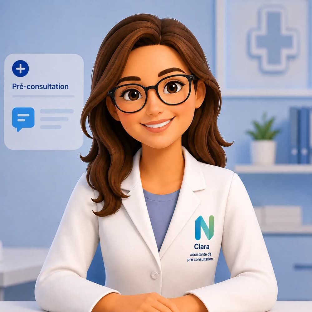 Clara, l'assistante numérique de pré-consultation — illustration